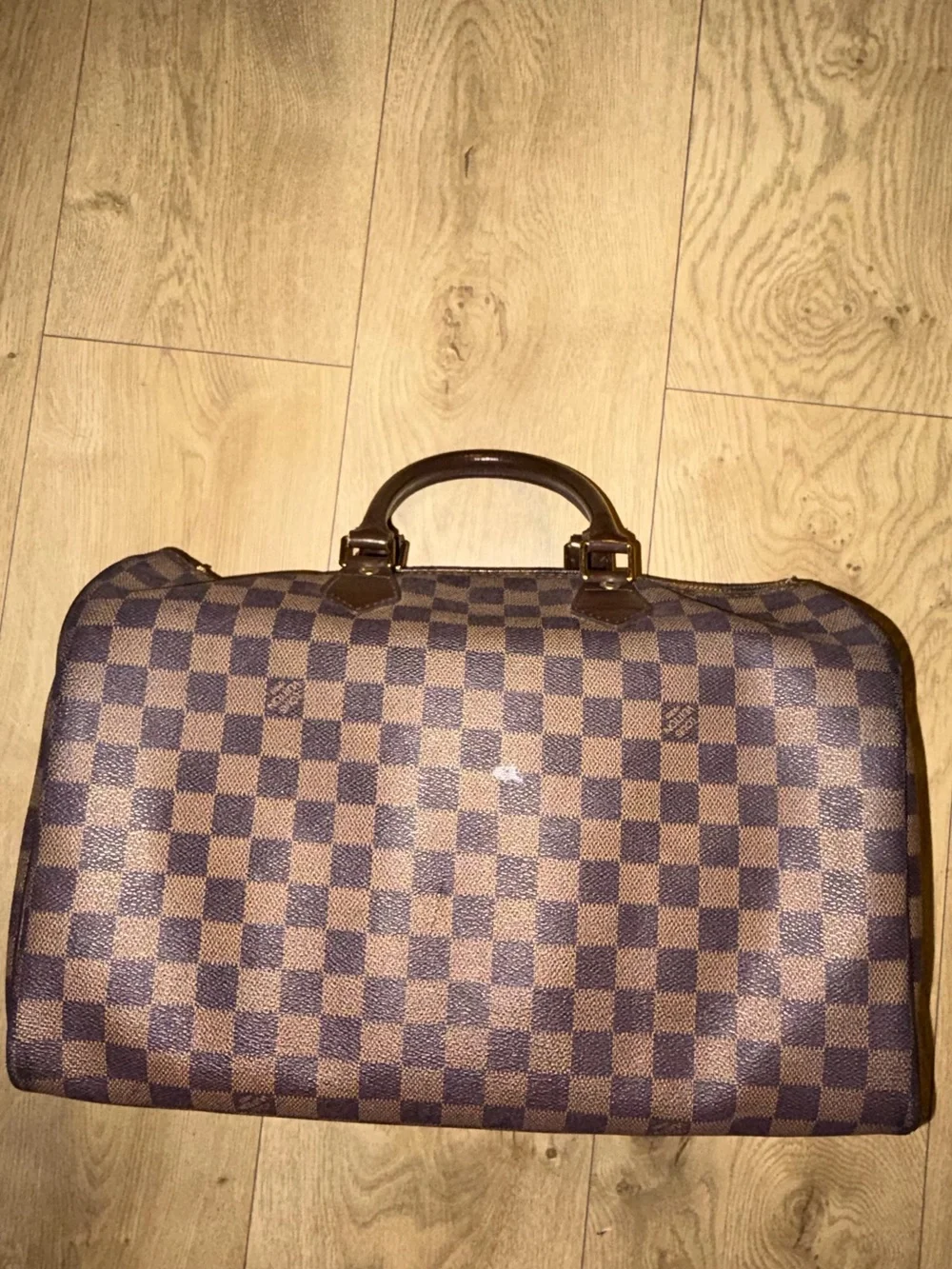 Classic Brown LV Checkerboard Handheld Bag